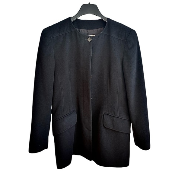 Gucci | Cashmere Vintage Jacket | Tailored Black Blazer | Women’s Size 8 | NWOT - Picture 5 of 10